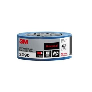 3M - Scotch© afplaktape 2090 blauw uv resistent 36mm x 50m