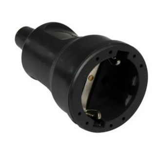 ABL - Pvc contra stekker + ra zwart