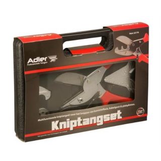 Adler - Pijp- & kabelgootsnijder set, 3-delig