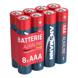Ansmann - Alkaline batterijen micro AAA / LR03 8-st.