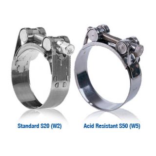 ABA - Slangklem RVS Robust 20mm, Ø=125-132mm