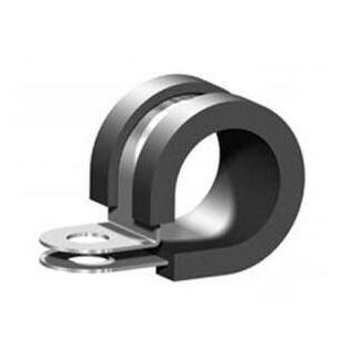 ABA - Leidingklem met rubber profiel, Ø=14mm