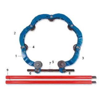 Alarm - Pijpsnijder "Walküre" II voor gietstaal, 200-500mm