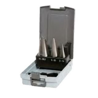 Alarm - HSS Platenboren set in cassette, 3-delig