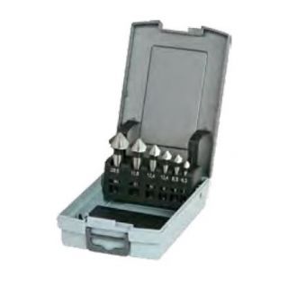 Alarm - HSS Verzinkboren set in cassette DIN 335 C, 6-delig