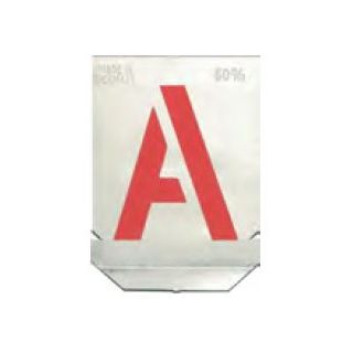 Alarm - Letters sjablonen set, 60mm