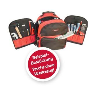 Alarm - Gereedschapstas rugzak TRS uit Polytex, leeg