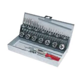 Alarm - HSS-Handtappen 3-traps en snijramen set, M3-M12