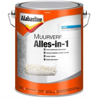 Alabastine - Muurverf alles-in-1 5ltr