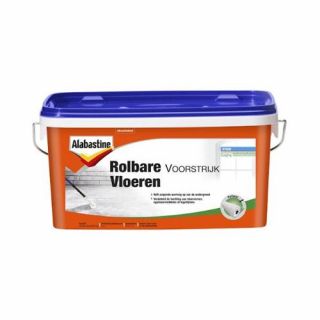 Alabastine - Rolbare voorstrijk vloeren 2,5ltr wit