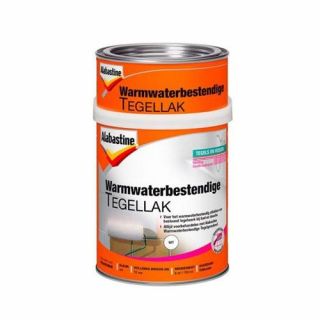 Alabastine - Warmwaterbestendige tegellak wit 750ml