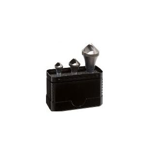 Alpen - HSS Cassette Cobalt verzinkboor met gat set 3-delig