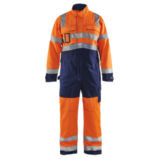 Blaklader - Overall High-Vis Oranje/M-blauw, 62