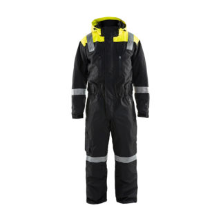 Blaklader - Winteroverall, Zwart/High-Vis Geel, 56