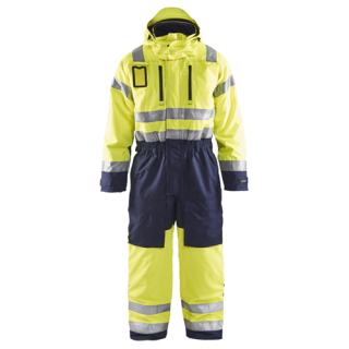 Blaklader - Winteroverall High-Vis Geel/M-blauw, 46