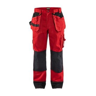 Blaklader - Werkbroek, Rood/Zwart, 58