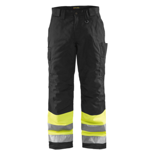 Blaklader - Winterwerkbroek, High Vis Geel/Zwart, D108