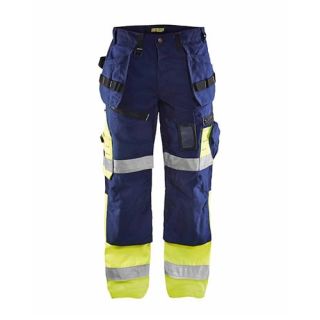 Blaklader - Werkbroek, Marine/High-Vis Geel, 52