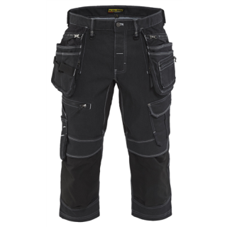 Blaklader - Piraatbroek denim stretch, Zwart, 50