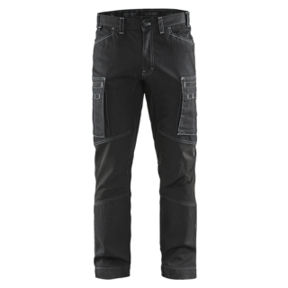 Blaklader - Service werkbroek denim stretch, Zwart, 52
