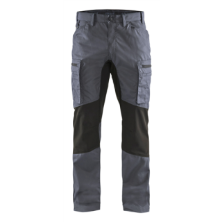 Blaklader - Service werkbroek stretch, Grijs/Zwart, 44