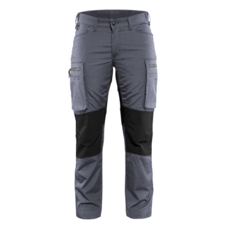 Blaklader - Dames Service werkbroek Stretch, Grijs/Zwart, 38