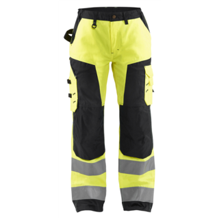 Blaklader - Dames werkbroek, High-Vis Geel/Zwart, 46