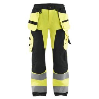Blaklader - Dames werkbroek, High-Vis Geel/Zwart, 50