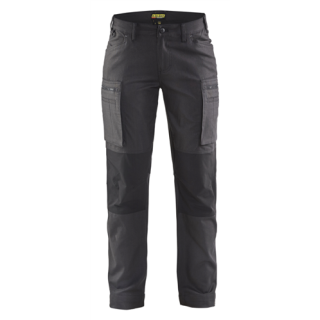 Blaklader - Dames werkbroek stretch, D-Grijs/Zwart, 40