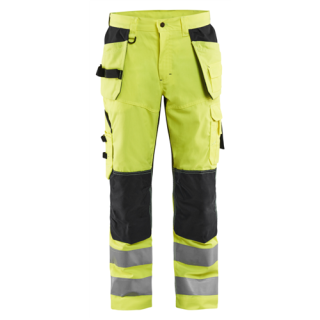 Blaklader - Werkbroek, High Vis Geel/Zwart, 58