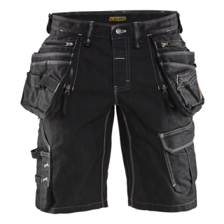 Blaklader - Short denim stretch, Zwart, 62