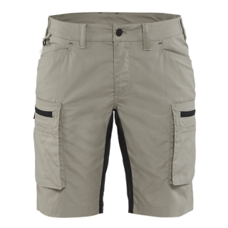 Blaklader - Dames Service Short stretch, Stone/Zwart, 50
