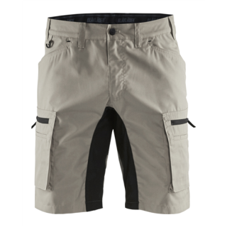Blaklader - Service short stretch, Stone/Zwart, 62