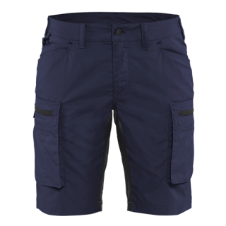 Blaklader - Dames Service Short stretch, M-blauw/Zwart, 42