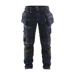 Blaklader - Werkbroek Denim Stretch, M-blauw/Zwart, C154