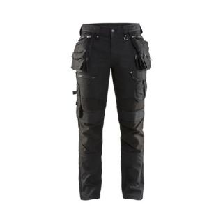 Blaklader - Werkbroek Denim Stretch, Zwart/Zwart, D108