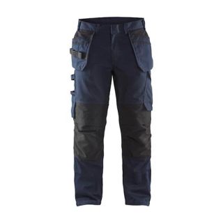 Blaklader - Service werkbroek stretch, M-blauw/Zwart, 60