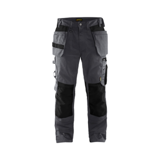 Blaklader - Werkbroek + spijkerzakken, M-Grijs/Zwart, C46