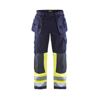 Blaklader - Werkbroek, Marine/High-Vis Geel, 48