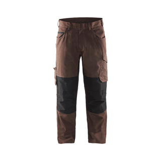 Blaklader - Service werkbroek stretch, Bruin/Zwart, 58