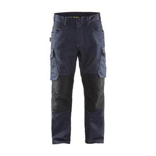 Blaklader - Service werkbroek denim, M-blauw/Zwart, 52