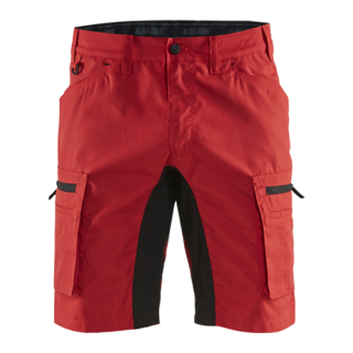 Blaklader - Service short stretch, Rood/Zwart, 50
