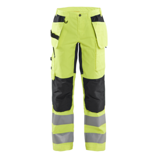 Blaklader - Dames werkbroek, High-Vis Geel/Zwart, 36