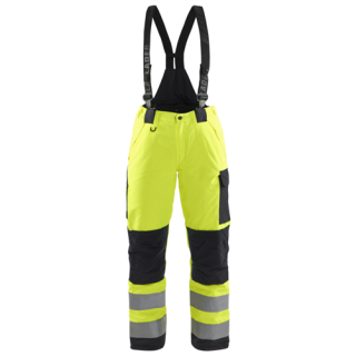 Blaklader - Dames Winterwerkbroek, High-Vis Geel/Zwart, 44