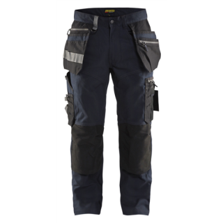 Blaklader - Werkbroek stretch, M-blauw/Zwart, 62
