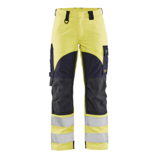 Blaklader - Dames werkbroek Inherent, H-Vis Geel/M-blauw, 40