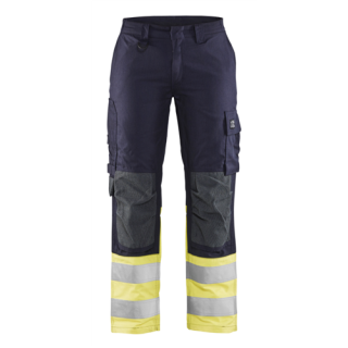Blaklader - Dames werkbroek Inh., Marine/High-Vis Geel, 46