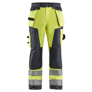 Blaklader - Werkbroek, HIgh Vis Geel/M-Grijs, 64