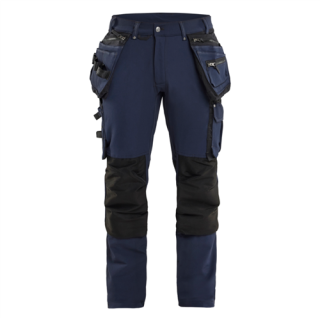 Blaklader - Werkbroek 4-weg stretch, M-blauw/Zwart, C64