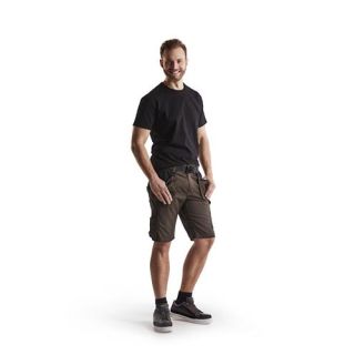 Blaklader - Service short + spijkerzakken, Bruin/Zwart, 54
